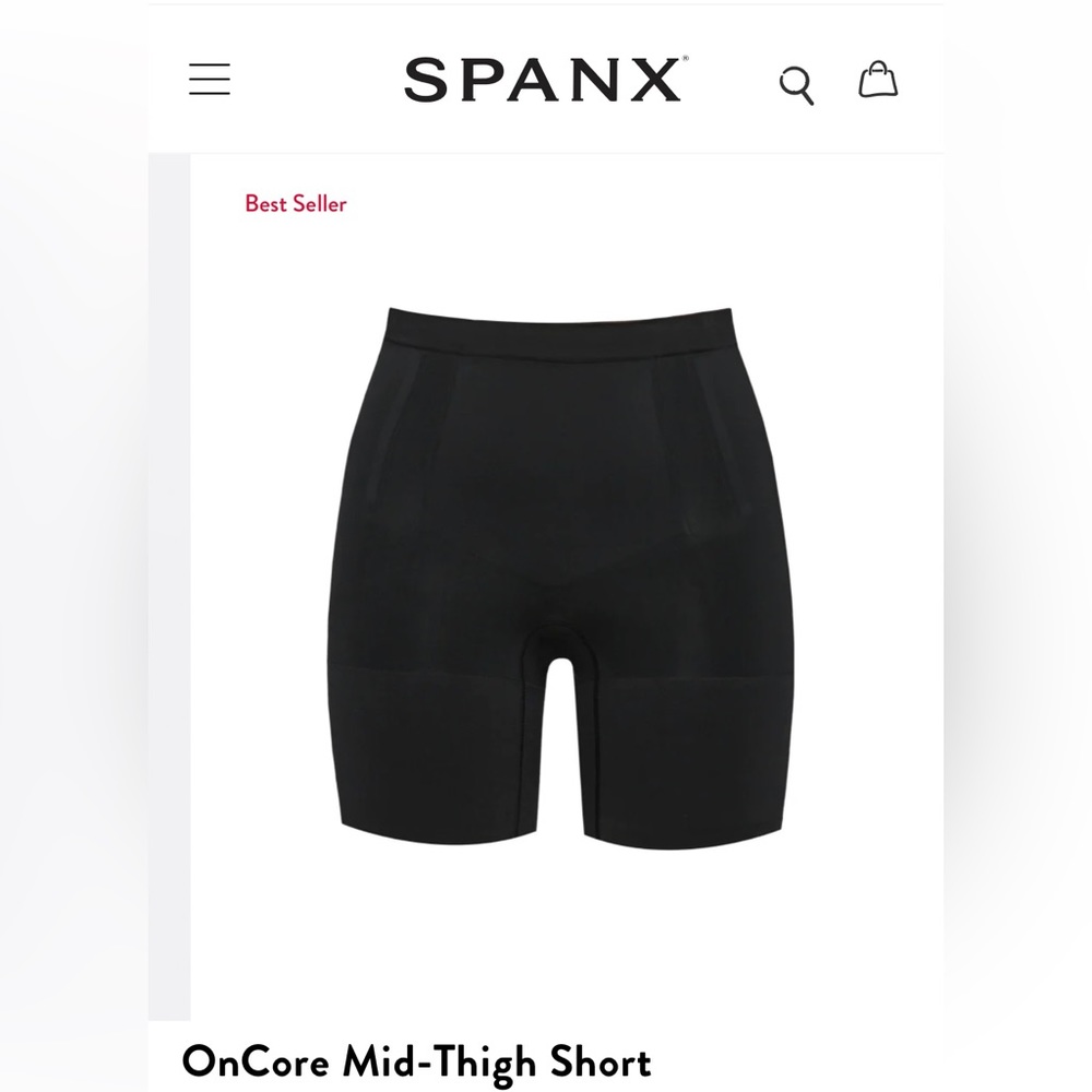 Spanx oncore mid-thigh short